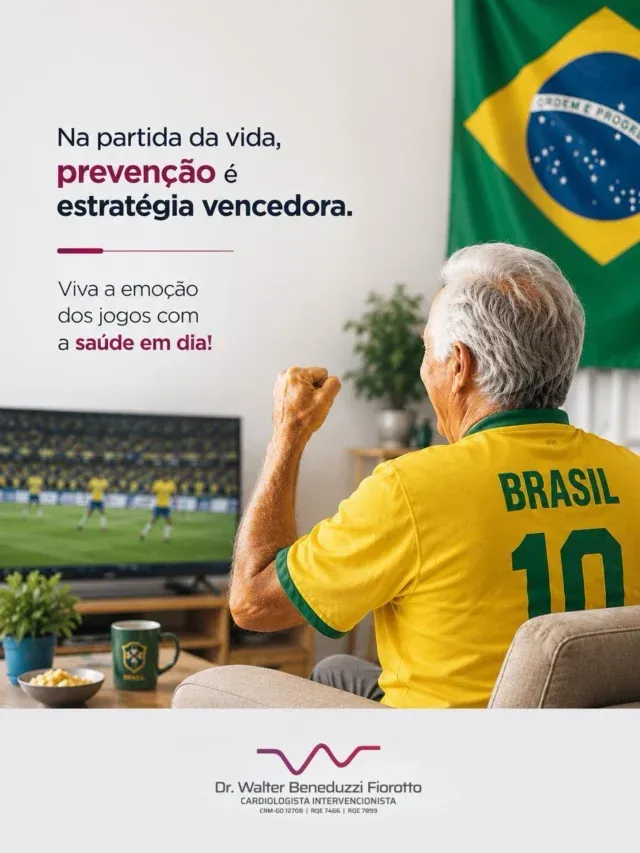 Enquanto você vibra por cada lance, lembre-se de manter seus exames em dia. A prevenção é a melhor estratégia para continuar aproveitando os melhores momentos da vida…